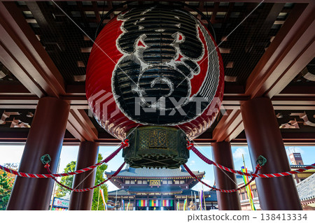 [神奈川縣] 具有深厚氛圍和歷史的川崎大師的大燈籠 138413334