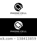 Modern mobile phone repair logo symbol of technology solutions 138413859