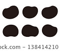 A set of icons and frames with soft curves, in monochrome. 138414210