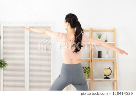 Women stretching Women stretching 138414529