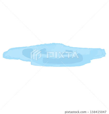Playful Watercolor Series | Puddle Illustration (Vivid) - Suitable for Kindergartens and Preschools 138415047