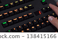 Preset Switching with Arrow Buttons on Lighting Mixer in 4K 138415166