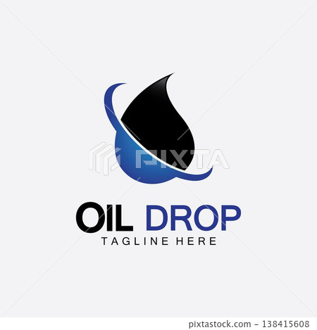 Oil drop logo vector illustration design template,design inspiration vector template for industry company logo Oil drop logo vector illustration design template,design inspiration vector template for industry company logo 138415608