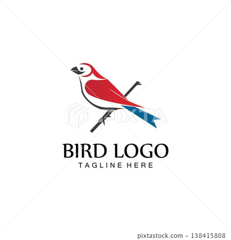 bird logo vector icon design template bird logo vector icon design template 138415808