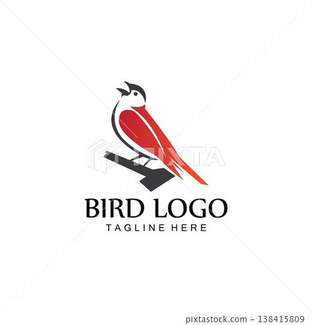 bird logo vector icon design template bird logo vector icon design template 138415809