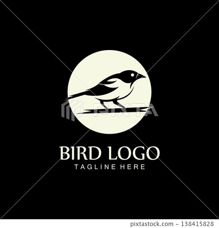 bird logo vector icon design template bird logo vector icon design template 138415828