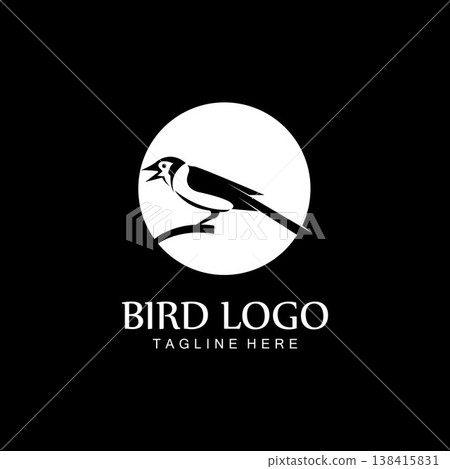 bird logo vector icon design template bird logo vector icon design template 138415831