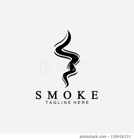 Smoke steam icon logo illustration isolated on white background,Aroma vaporize icons. Smells vector line icon, hot aroma, stink or cooking steam symbols, smelling or vapor Smoke steam icon logo illustration isolated on white background,Aroma vaporize icons. Smells vector line icon, hot aroma, stink or cooking steam symbols, smelling or vapor 138416131