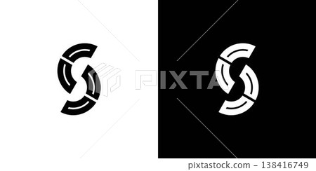 Unique and modern S street logo design Unique and modern S street logo design 138416749