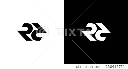 Modern and strong letter RD initials logo design Modern and strong letter RD initials logo design 138416751