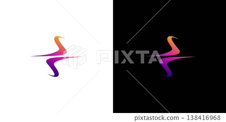 Simple and modern letter SS initials logo design Simple and modern letter SS initials logo design 138416968