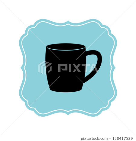 Vintage-style mug icon Vintage-style mug icon 138417529
