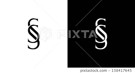 Elegant and luxury SS logo design Elegant and luxury SS logo design 138417645