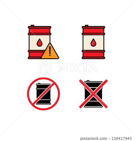 Oil drums a warning 138417945