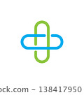 Medical Cross illustration Logo template 138417950
