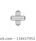 Crucifix christian cross 138417952
