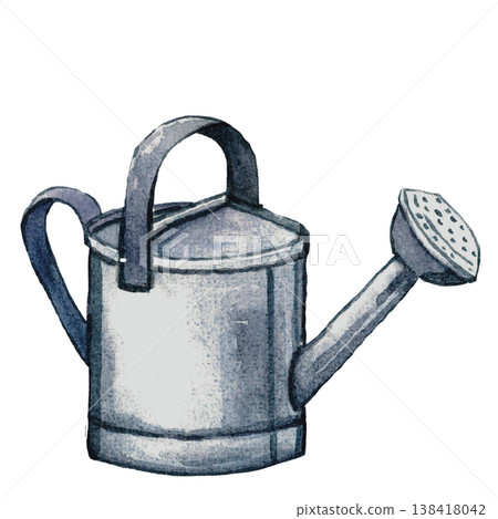 Watering Can Illustration Gardening Tool Watering Can Illustration Gardening Tool 138418042