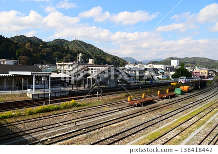 Mori Station, the southernmost station on the Sanriku Railway Rias Line Mori Station, the southernmost station on the Sanriku Railway Rias Line 138418442