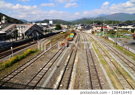 Mori Station, the southernmost station on the Sanriku Railway Rias Line Mori Station, the southernmost station on the Sanriku Railway Rias Line 138418443