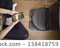 Automated Cleaning With Mobile Control. Advanced Home Automation System With Robotic Vacuum And Userfriendly Smartphone Interface For Hardwood Floor Maintenance 138418759