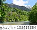 Kamikochi, fresh green 138418854