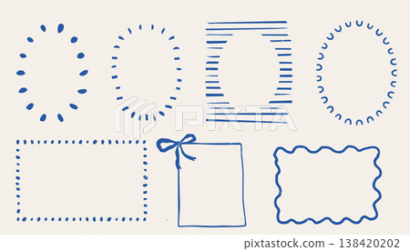 Coastal blue frame, whimsical sketch hand drawn borders set. Line doodle vintage postcard stamp minimalist coquette . mediterranean elements for menu, wedding, prints, invitation. Coastal blue frame, whimsical sketch hand drawn borders set. Line doodle vintage postcard stamp minimalist coquette . mediterranean elements for menu, wedding, prints, invitation. 138420202