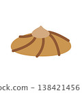 Shortbread cookies with cream filling. For decorating pastries, desserts, snacks and food packaging. Flat vector illustration. 138421456