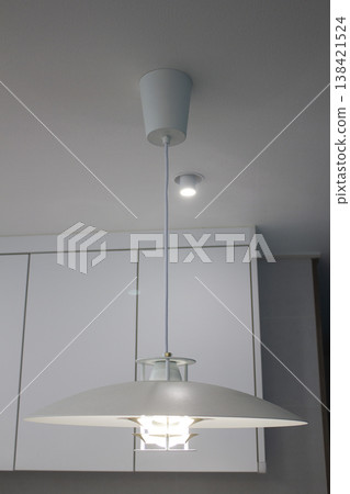 It's a modern table lamp. 138421524