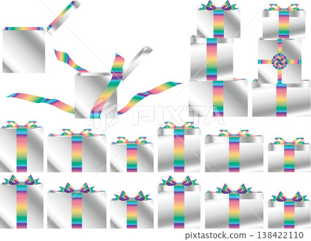 Next to the gift box, white, 21 Rainbow Dark 138422110