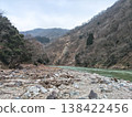 The Shogawa River, muddy with snowmelt 138422456