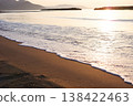 The beach at the sunset 138422463