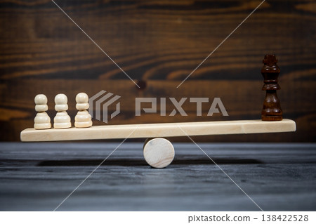 Parity Between Authority And Citizenry Represented By Balanced Chess Figures Parity Between Authority And Citizenry Represented By Balanced Chess Figures 138422528