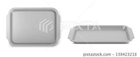3d empty plastic lunch tray with handles 3d empty plastic lunch tray with handles 138423218