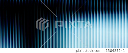Glass fractal design with neon blue gradient Glass fractal design with neon blue gradient 138423241