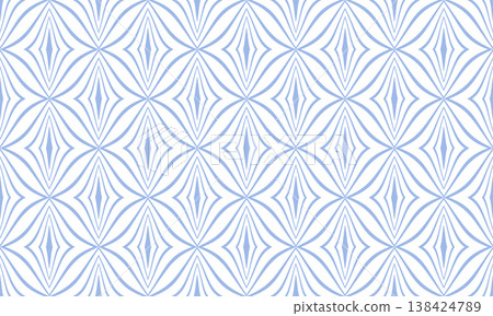 Abstract Seamless Geometric Light Blue Pattern. Abstract Seamless Geometric Light Blue Pattern. 138424789