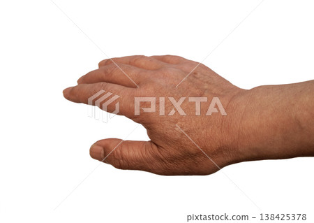 Hand movements of senior men Hand movements of senior men 138425378