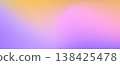 Abstract bright blurred magenta violet and yellow orange vibrant summer mesh gradient. Soft purple and peach colors trendy y2k gradation shapes backgrounds for ui graphic design, banner, poster 138425478