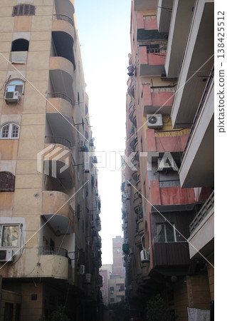 Egypt, Giza, Giza district, Giza cityscape 138425512