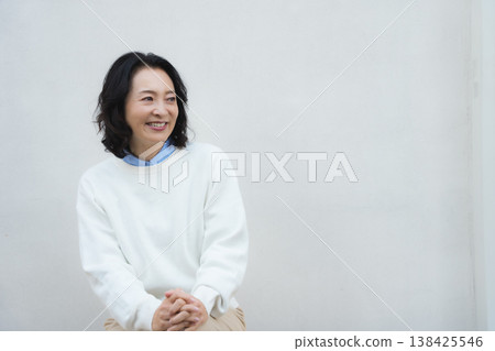 A portrait of my healthy mother at home. A portrait of my healthy mother at home. 138425546
