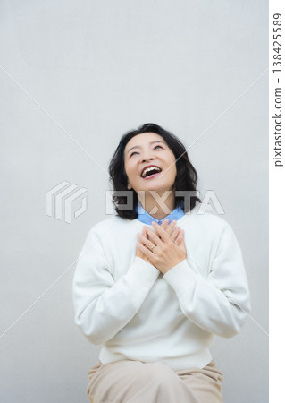 A portrait of my healthy mother at home. A portrait of my healthy mother at home. 138425589