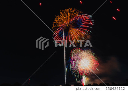 Fireworks background 138426112