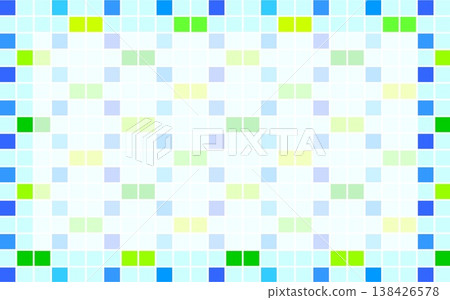 Geometric pattern frame white space square blue Geometric pattern frame white space square blue 138426578