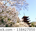 Five story tower and cherry 138427050