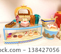 colorful birthday cake 138427056