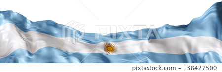 A footer design showcases the Argentina national flag. It is placed at the bottom and creates a realistic look with clear colors. The flag adds a national touch to various designs A footer design showcases the Argentina national flag. It is placed at the bottom and creates a realistic look with clear colors. The flag adds a national touch to various designs 138427500