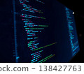 網路安全與程式設計圖像：數位抽象背景 138427763