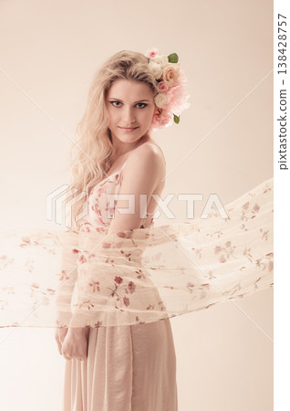 tenderness beauty woman portrait tenderness beauty woman portrait 138428757