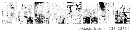 Grunge overlay texture. Old dirty concrete background with cracks and scratches. Distressed grainy surface. Vintage urban backdrop. Scraped and stained design element. Vector illustration Grunge overlay texture. Old dirty concrete background with cracks and scratches. Distressed grainy surface. Vintage urban backdrop. Scraped and stained design element. Vector illustration 138428764