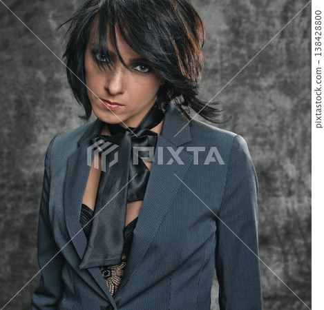 Stylish woman in formalwear 138428800