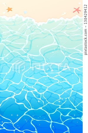 Sparkling shoreline background 2_vertical 138429412